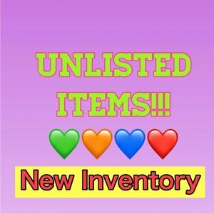 Unlisted items! Bid Responsibly ❤️
